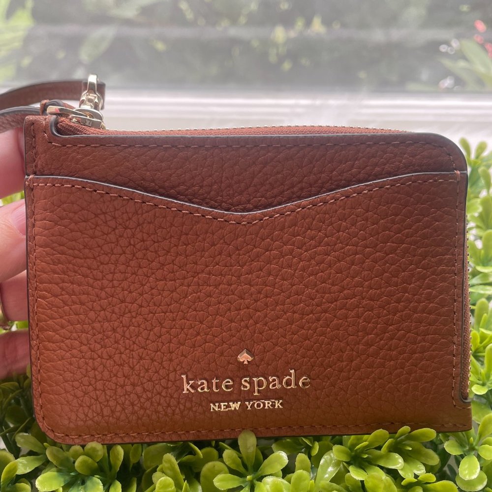 NWT Kate Spade Leila Card Holder Wristlet with Key Ring - Picture 4 of 9